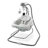 Graco DuetConnect LX Portable Baby Swing and Bouncer, Multi-Direction Baby Bouncer Seat, Multiple Swing Speeds, Great Gift for New Parents, Redmond