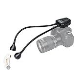 LED Macro Arm Light with 10 Level Ajustable Brightness,CRI 95+ 5600K Macro Photography Lighting Support Type-C Charge for DSLR Mirrorless Camera for Insect Plant Jewelry Close-up Shooting
