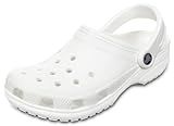 Crocs Unisex-Adult Classic Clogs, White, 7 Men/9 Women