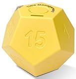 CREAVIVA Cube Pomodoro Timer - Flip to Start Countdown, Rechargeable Mini Productivity Timer for Study, Office, 11 Preset Times, Silent/Vibration, Time Management Tool for Kids & ADHD (Yellow)