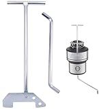 Garbage Disposer Unjamming Wrench/WRN-00 Garbage Disposal Wrench Tool for Dislodge Jams or Clutter From Above The Sink,Compatible with All Waste King and SinkErator/Moen garbage disposals（Silver Kit）