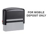 Hubco Gray 4913 for Mobile Deposit Only Self-Inking Stamp - 160