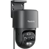 REOLINK TrackMix PoE Grey Dual-Lens PTZ Security Camera 6X Hybrid Zoom
