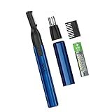 Wahl Lithium 2 in 1 Battery Pen Detail Touch Up Trimmer for Nose, Ear, Neckline, Eyebrow, & Other Detailing - Blue - by The Brand Used by Professionals - Model 5643-200