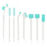 8pcs Humidifier Cleaning Brushes Tools, Crevice Tiny Brush for Household Detail Scrub Cleaner Brush Small Bottle Straw Spout Mini Cleaning Brushes for Tight Spaces Keyboard Window Track Kitchen Corner
