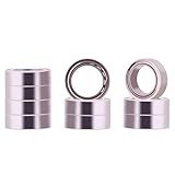 Mesimsple Steel 10Pcs Ball Bearing Set for H14BM 1/14 14301 14302 14303 14209 14210 1/16 H16 H16BM H16PL H16DR 16207 16208 16209 16210 Series Upgrades Part
