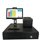 Datio POS System for 10-inch Amazon Fire Tablet Complete Cash Register with Receipt Printer, Cash Drawer, and Stand for Small Business, Retail, Restaurant, Salon