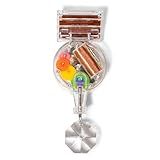 Kikkerland Solar Powered Rainbow Maker – Prism Suncatcher, Fun Home Window Decor – Unique Gift for Christmas & Birthdays – Single Crystal