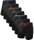 BAMBOO COOL Men's Ultra ComfortSoft Underwear, Moisture Wicking & Breathable No Ride Up Boxer Briefs with Fly, Multipack