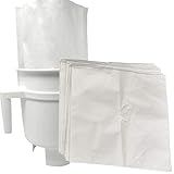 IMPRESA Cold Brew Filter Bags - 11.25" x 13" White Paper, 30 Pack - Disposable & Quick-Drain Rip-Resistant Sheets for Cold Brew Coffee Maker - Compatible with Toddy