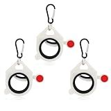 3pcs Zip Tie Organizer, Lightweight Plastic Cable Organizer Electrical Tape Holder Reusable Cable Tie Tightener Storage Wire Management Keeper Accessories Tool (Tie Not Included)