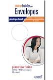 Pinstripe #10 Resume Envelope, White
