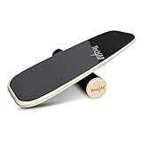Yes4All Balance Board, Surf Balance Board Trainer For Adults With Adjustable Stoppers, Improve Balance, Agility & Core Strength