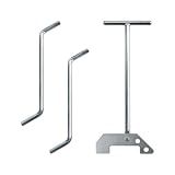 Yinony Garbage Disposer Unjamming Wrench, Garbage Disposal Wrench Tool Compatible with All Waste King&SinkErator&Moen Garbage Disposals -with 2 Garbage Disposal Allen Wrench