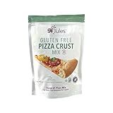 gfJules Certified Gluten Free Pizza Crust Mix | Deep Dish or Thin Crust | No Grit, Non-GMO, Vegan | Certified Top 9 Allergen-Free & Kosher | Makes two-three 12 in. Crusts | 17oz Resealable Pouch