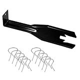 Xihu 76951 Window Handle Removal Tool with 10 Window Handle Crank Fixing Clips, Universal Automotive Upholstery Repair Tool