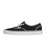 Vans Adult Authentic Core Classics, Black, Men 5.0, Women 6.5