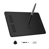 HUION Inspiroy H640P Drawing Tablet, 6x4 inch Digital Art with Battery-Free Stylus, 8192 Pen Pressure, 6 Hot Keys, Graphics Tablet for Drawing, Writing, Design, Teaching, Work with Mac, PC & Mobile