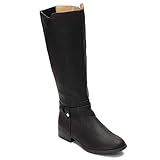 LifeStride Women's Xtrovert-Wc Knee High Boot, Black Wide Calf, 8