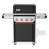 Weber Spirit EP-425 Liquid Propane Gas Grill for Outdoor Cooking and BBQ, 4 Boost Burners, Black