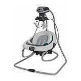 Graco DuetSoothe Swing and Rocker with Removable Swing Seat and 6 Swinging Speeds for Toddler Swing Seat and Swing Chair