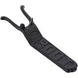 MyGift Vintage Style Heavy Duty Cast Iron Boot Jack and Shoe Remover with Embossed Boot Label, Rustic Black Metal Boot Puller Hook Helper Tool for Taking Off Boots