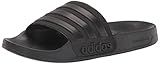 adidas unisex adult Shower Slide Sandal, Core Black/Core Black/Core Black, 8 US