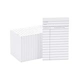 Library Checkout Cards, Due Date Note Cards for Record Keeping (3x5 in, 250 Pack)