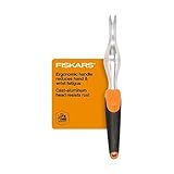 Fiskars Ergo Weeder Tool for Weeding, Heavy Duty Gardening Hand Tool with Ergonomic Handle and Hanging Hole for Storage, Remove Weeds and Roots like Dandelions and Thistles