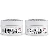 Hustle Butter Deluxe – Tattoo Butter for Before, During, and After the Tattoo Process – Anti-Inflammatory Lubrication – 100% Vegan Replacement for Petroleum-Based Products – 5 oz (2 Pack)