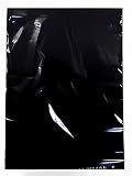 uGems 8" X 10" Black Reclosable 100 Bags 2-mil - Durable 2-Mil Polyethylene Storage for Crafts, Tools, Office Supplies, Small Parts, Travel, and Professional Packaging – sku: r810bk-100