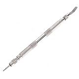 Professional Stainless Steel Double-ended Watch Band Strap Link Pin Pusher Spring Bar Remover Repair Tool (Silver)