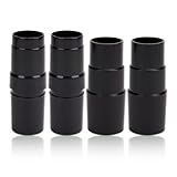 WSDMAVIS Set of 4 Universal 35mm to 32mm Home Vacuum Cleaner Hose Adapter Converter Replacement Connector Help 1-3/8'' Tube To Fit 1-1/4'' Brush Head