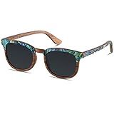 ANDWOOD Abalone Seashell Sunglasses Polarized for Men Women Uv Protection Wooden Sun Glasses Bamboo Wood Shades