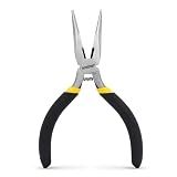 BOOSDEN 5 Inch Small Needle Nose Pliers Mini Jewelry Plier Spring Loaded