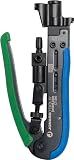 Jonard Tools CT-200, Universal Compression Tool with Dual Head for Coaxial Cable F Connector