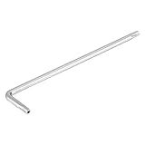 uxcell Long Tamper Proof Torx Star Key Bit Wrench, L-Shape Nickel Plated T25