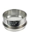 4" (10cm) Full 304 Stainless Steel Lab Sieve, 8 Mesh (2.8mm) Sifter