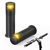 E Scooter Handle Grips Turn Signal, Bicycle Replacement Handlebars Warning Light for Xiaomi M365/Pro2/1S Ninebot G30 Replacement Grip Handlebar, Scooter