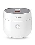 CUCKOO Micom Rice Cooker 6-Cup Uncooked / 12-Cup Cooked with Nonstick Inner Pot, Versatile Rice Maker with 9 Menu Options, Fuzzy Logic Technology, Auto Clean, Quick Rice Mode, White (CR-0675FW)