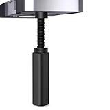 URANT GPU Support Bracket, Adjustable Height Anti-Sag Graphics Card Holder with Magnetic Base and Anti-Slip Pad, GPU Brace to Prevent Graphics Card Sag (Black L, 75-120mm)