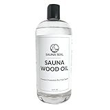 Sauna Seal - Sauna Wood Oil (32 oz) - Protect & Restore Sauna Benches & Walls - Non Toxic Paraffin Oil for Traditional & Infrared Saunas - 100+ Sq Ft Coverage - Made in USA