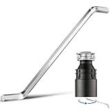 Augwontior Garbage Disposal Wrench, Garbage Disposal Unjamming Allen Wrench Key Tool Compatible with Insinkerator Garbage Disposals (Silver)