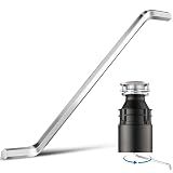 Augwontior Garbage Disposal Wrench, Garbage Disposal Unjamming Allen Wrench Key Tool Compatible with Insinkerator Garbage Disposals (Silver)