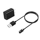 Gaolaoz Smart Watch Charger Magnetic 2 Pin Charging Cable Wall Adapter Cord for Willful/YAMAY/Letsfit/Letscom/Fitpolo/Lintelek/VeryFitPro SW021 SW023 SW025 ID205U ID205L ID205S ID206 GT01 ID216