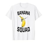 Dabbing Banana Squad Funny Yellow Riped Fruit T-Shirt
