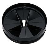 Garbage Disposal Splash Guard 3 3/8" for InSinkErator Evolution Series, Noise Reduction & Easy Install Nitrile Rubber Sink Baffle - Dishwasher Safe Drain Plug for Home Kitchens & Rentals