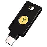 Yubico - Security Key C NFC - Basic Compatibility - Multi-Factor authentication (MFA) Security Key, Connect via USB-C or NFC, FIDO Certified