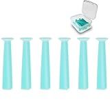 eagosion 6PCS Hard Contact Lens Remover Tool with Storage Box Eye Care Inserts Removes Reusable Suction Cup Remover Contact Plunger Eye Contact Remover for RGP/OK/Hard Lenses