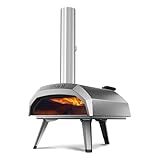 Ooni Karu 12 Multi-Fuel Outdoor Pizza Oven – 12 Inch Pizzas in 60 Seconds - Portable Wood and Gas Fired Pizza Oven with Pizza Stone, Dual Fuel Ooni Pizza Oven